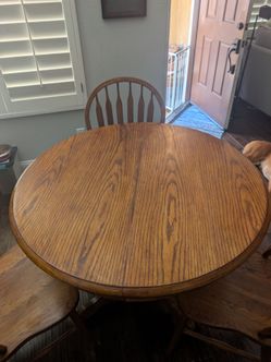 Real Wood Dining Table