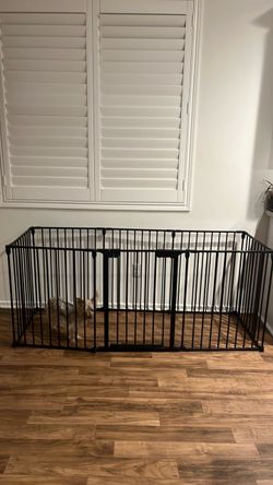 Playpen 8 panels Black