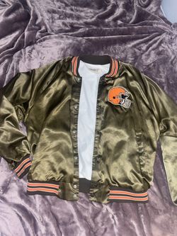 Vintage Chalk Line Cleveland Browns Varsity Jacket Size XL