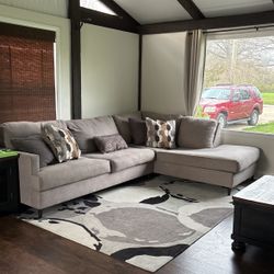 Light Grey Sectional 