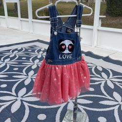 Panda  Denim Dress