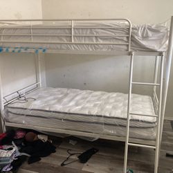 Twin Bunk Bed Plus Mattress 