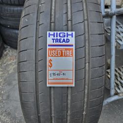 (1) 275 45 21 Goodyear Tire