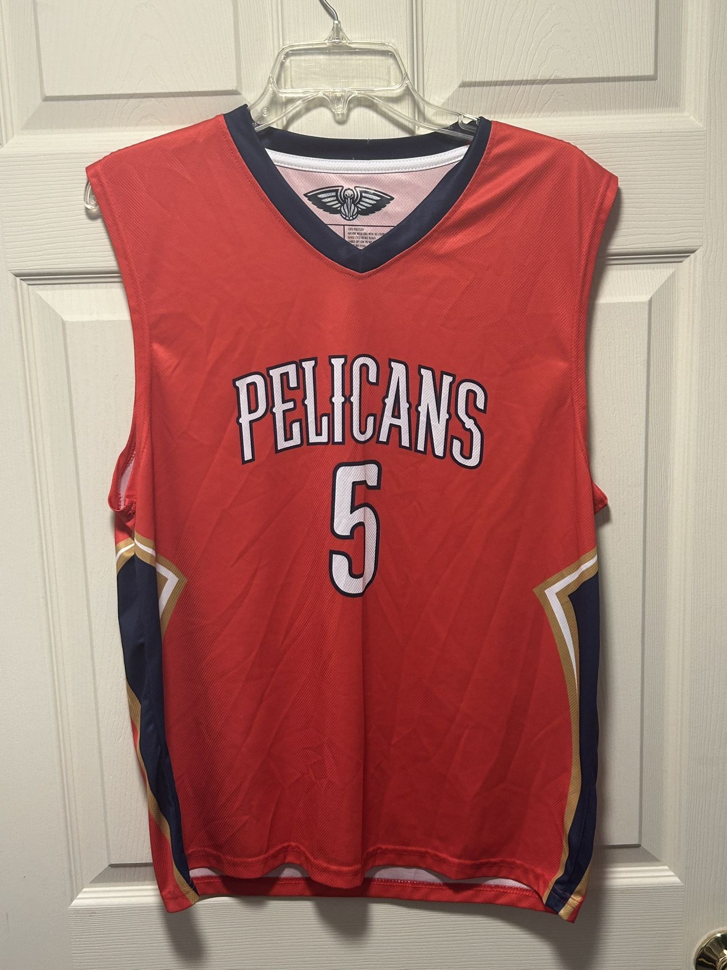 New Orleans Pelicans Herb Jones #5 Red Jersey SGA Size Medium NBA Basketball