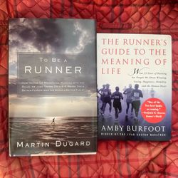 2 PBs on Running : To be a Runner by Duggard + The Runner’s Guide…Like new