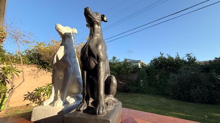 Ceramic dogs