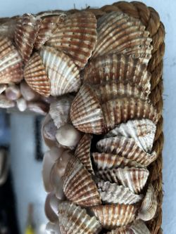 Vintage Shell Mirror Excellent 