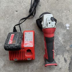 M18 Milwaukee Grinder Used Almost New With M18 Battery 2.0 And Charger Herramienta Tools 