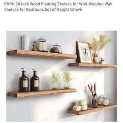 BRAND NEW FLOATING SHELVES -24in