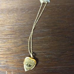 Small Golden Color Locket With Chain