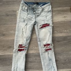 Amiri Mx1 Ultra suede Jeans