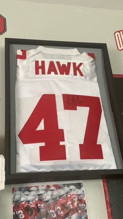 AJ Hawk Official Ohio State autograph jersey