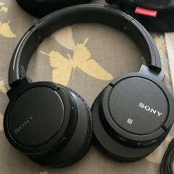 Sony MDR-ZX780DC Bluetooth and Noise Canceling Wireless Headphones - Black With Carrying Case