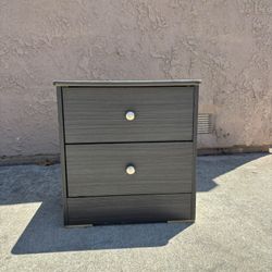 1 Gray End Table 