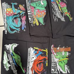6 Dinosaur t-shirts for $40.00