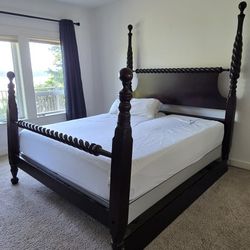 FREE Cal King bedframe, nightstands & mirror