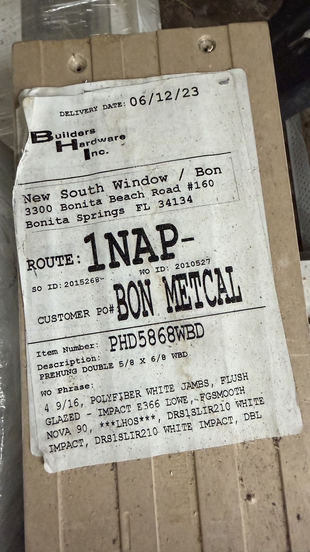 Double Door frame 68x80 Composite New