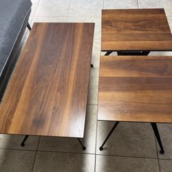 Coffee Table And 2 End Tables