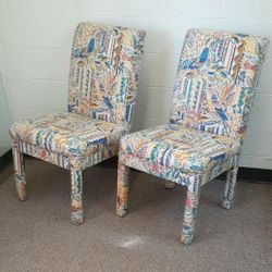 Parsons Chairs (Set Of 2) Price Reduced 