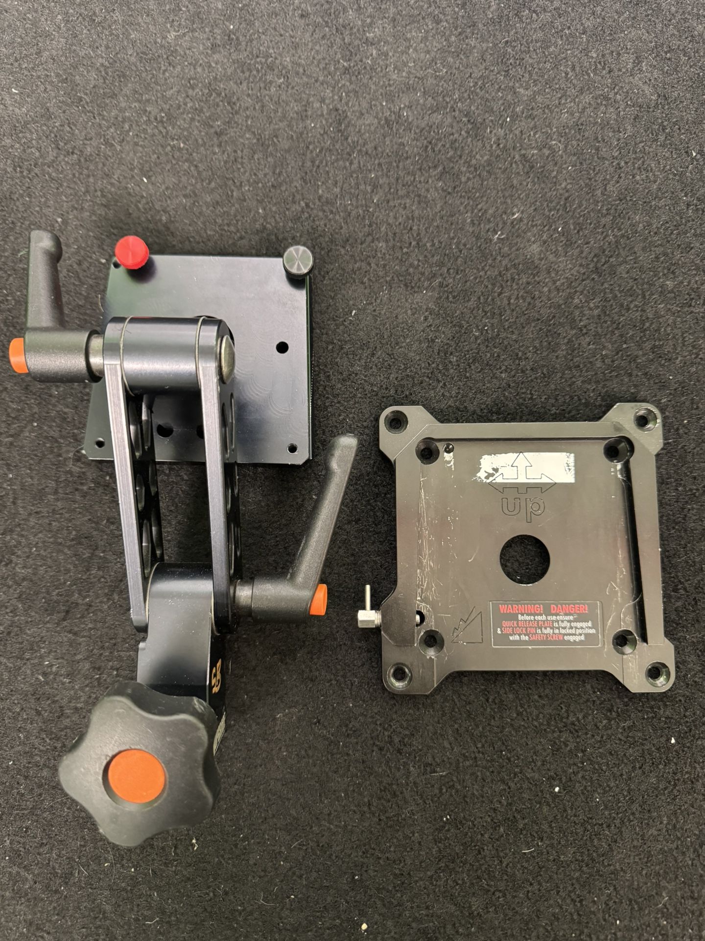 Upgrade Innovations VESA Monitor Mount to 5/8″ Spigot - Twin Friction-Loc - QR - QR Full Assembly
