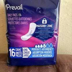 Prevail.dayly Pads Moderate Absorbency 