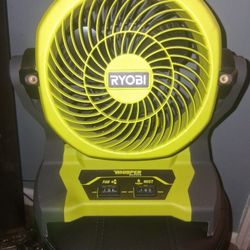 Ryobi 2-speed Misting Fan.