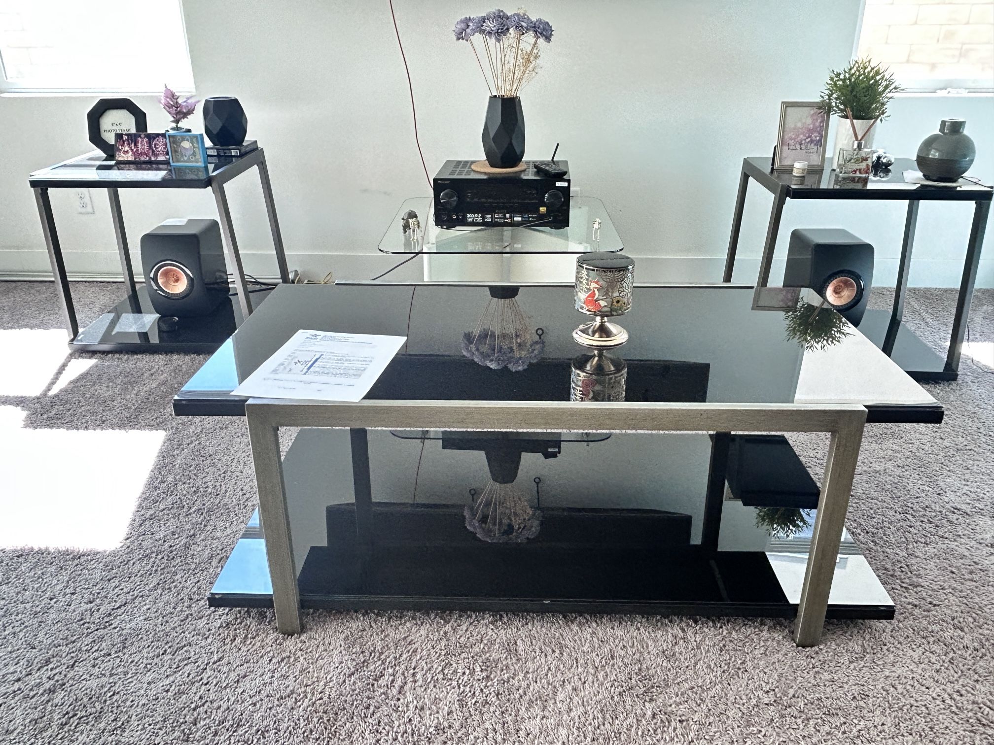 Two Side Tables And Two Center Tables.