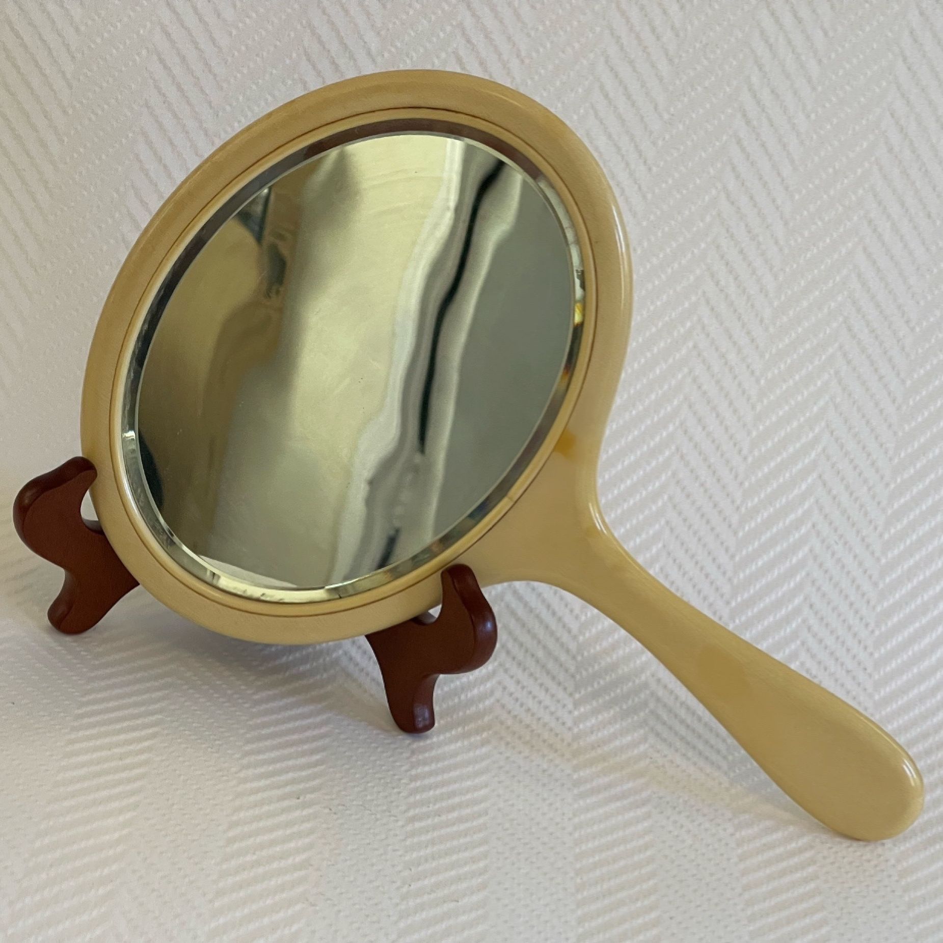 Vintage Bakelite Hand Mirror