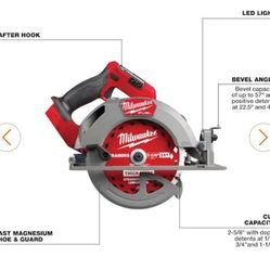 Milwaukee
M18 FUEL 18V Lithium-Ion Brushless Cordless 7-1/4 in. Circular Saw (Tool-Only)
