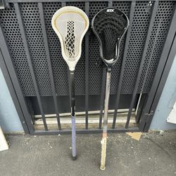 Lacrosse sticks 