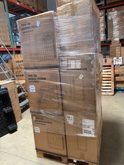 Pallet for returned electrical appliances