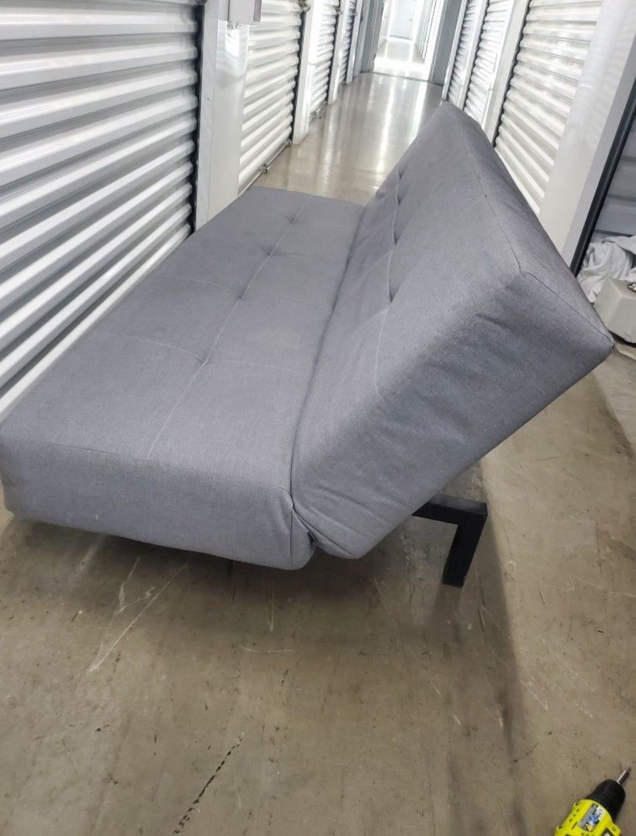 GREY FUTON / COUCH (DELIVERY AVAILABLE)