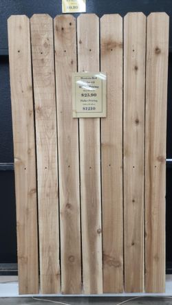 Fencing pickets123 on sale $2.99 each