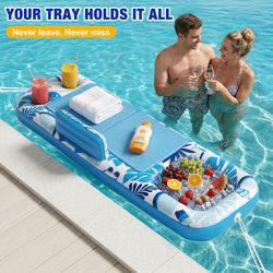 61" L x 18" W Cooler Ice Bar for Pools