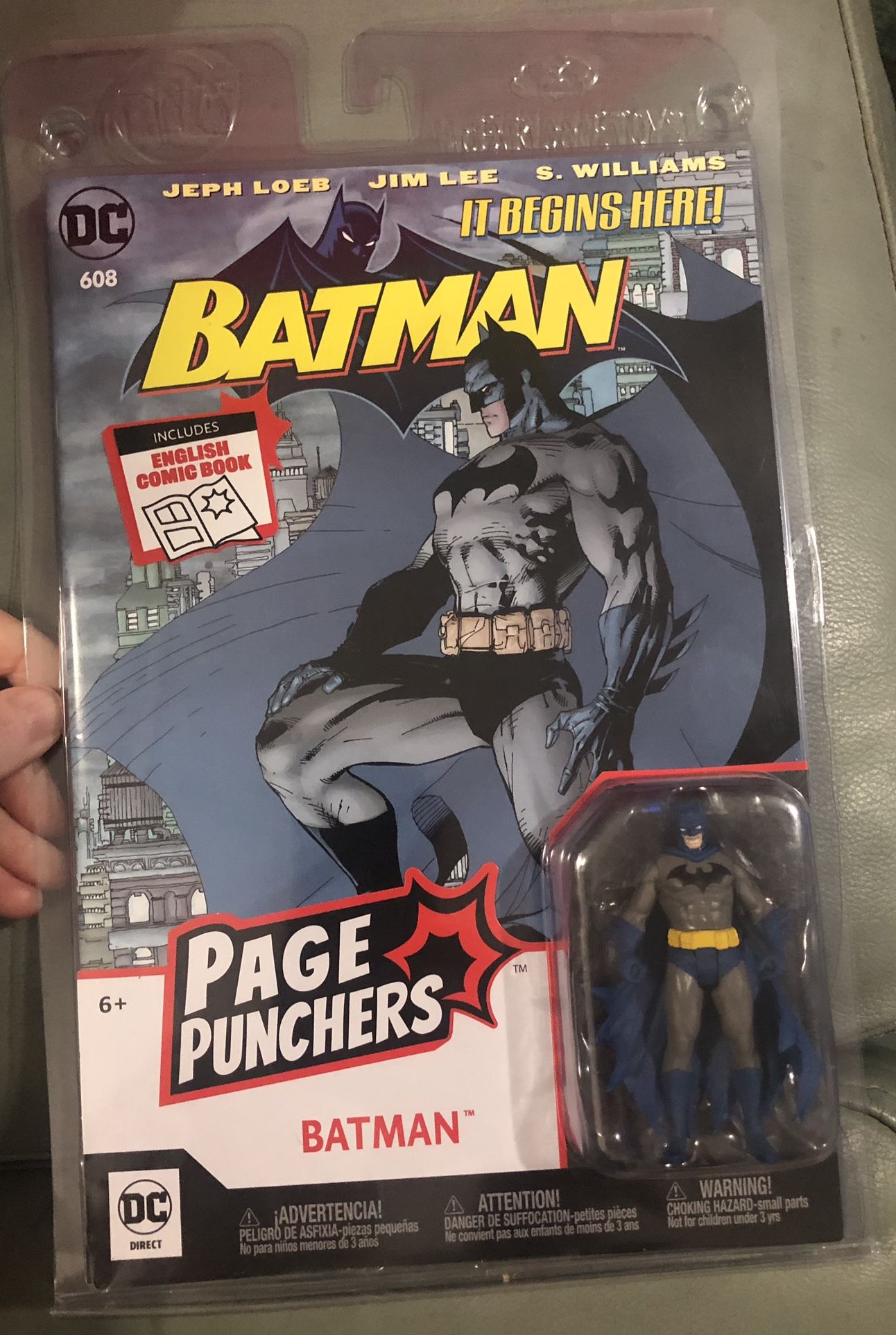 BATMAN & SUPERMAN PAGE PUNCHERS COMIC BOOKS W FIGURES Mcfarlane TOYS NEW