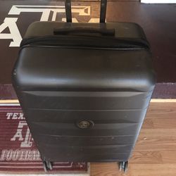 Large Black Suitcase And Nike Gym  Bag