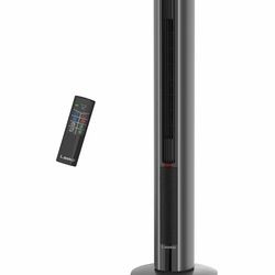 Lasko Oscillating All Season Tower Fan and Space Heater in One for Home with Adjustable Thermostat, Overheat Protection,
