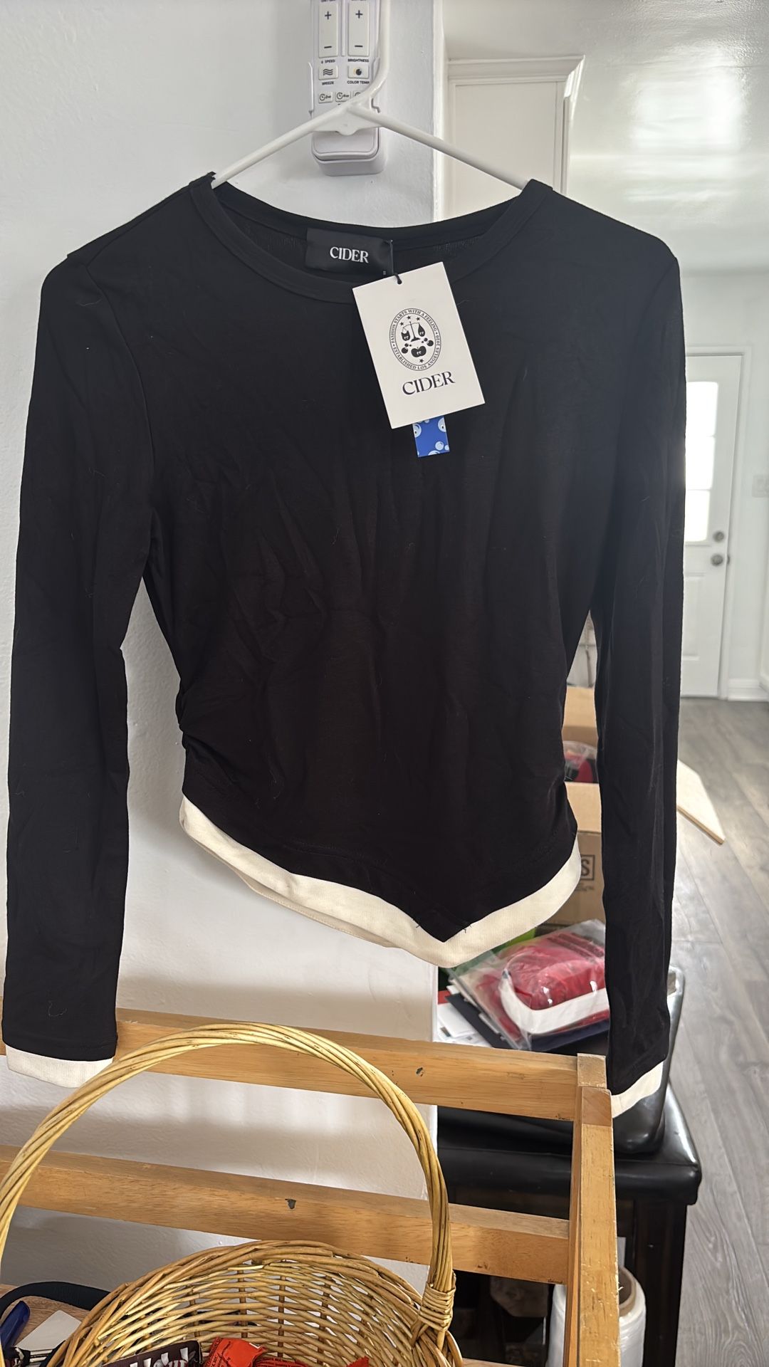 Small black long sleeve