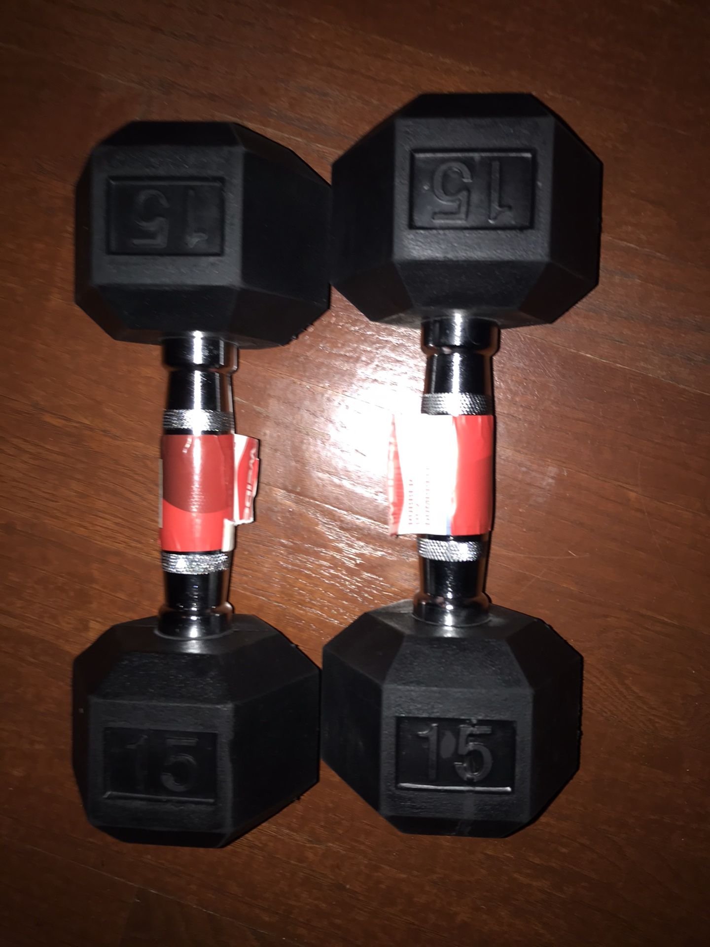 Weider 15lb Dumbbells