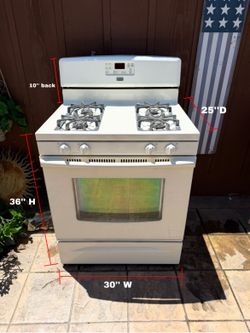 Maytag 30'' Gas Range / Estufa de Gas