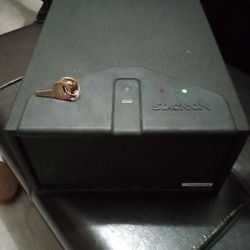 Gun safe with key cash only