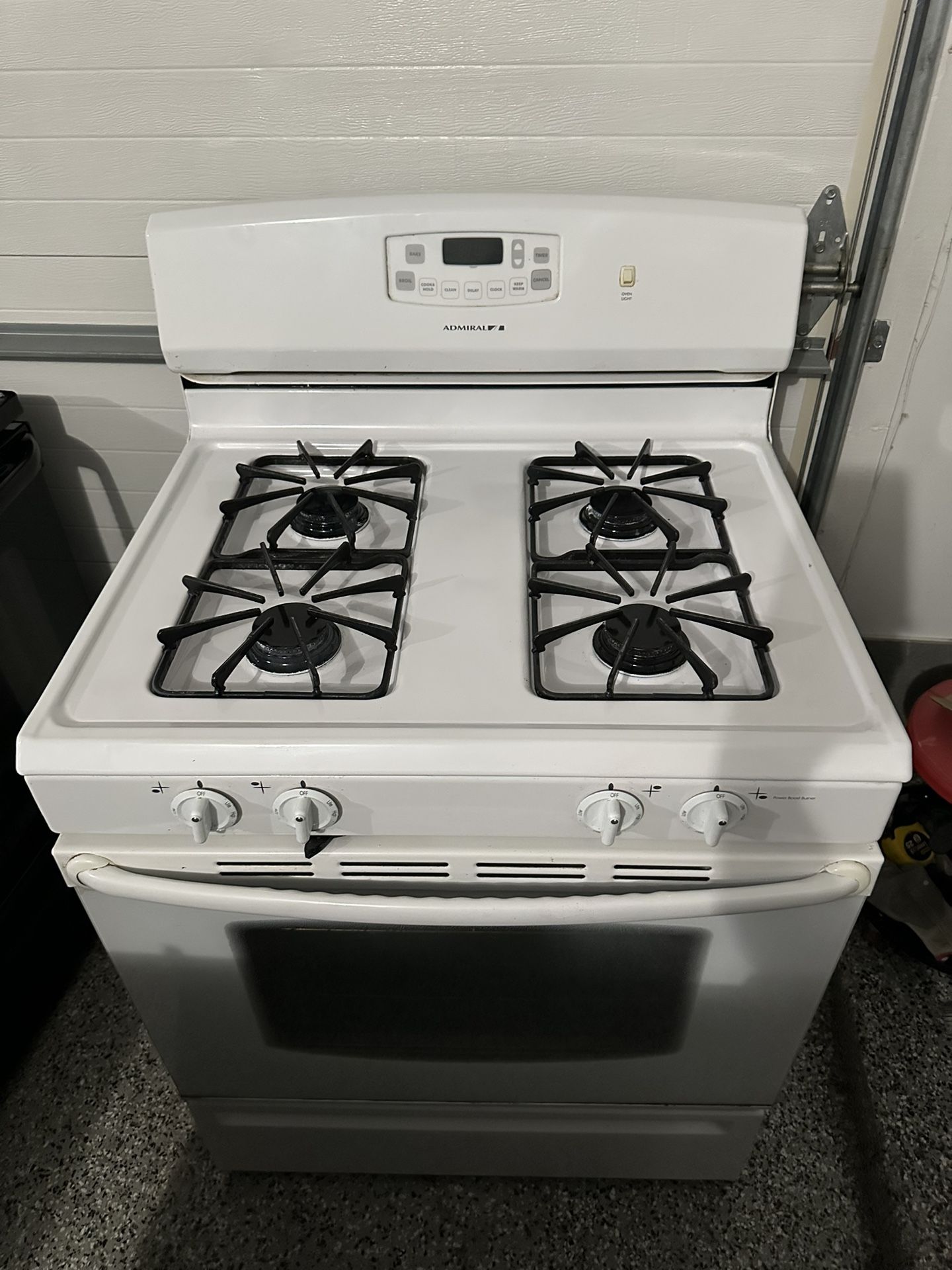 White gas stove (Admiral)