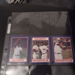 Ken Griffey, Ken Griffey Jr.  1991 Pepsi Baseball Cards. Cash Porch Pickup Redmond 