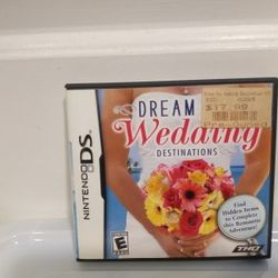 Nintendo DS Game Dream Day Wedding Destinations