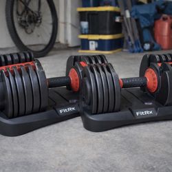 2 Set Of Adjustable Dumbbells (Almost New)