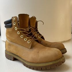 Wheat Timberland Boots 9.5 8/10 Condition No Box
