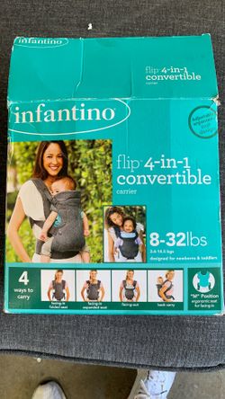 Infantino flip 4-in-1 convertible baby carrier