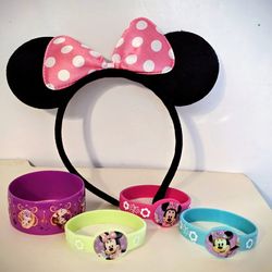 Minnie ears and bracelets new