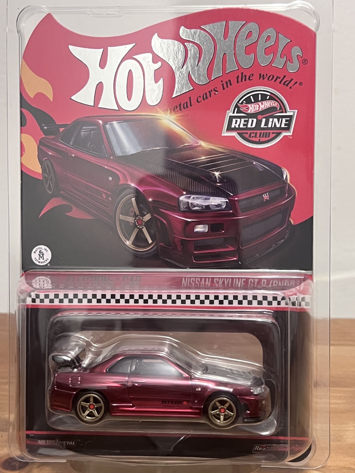 Hot Wheels RLC Exclusive SELECTIONS RED Nissan Skyline GT-R BNR34