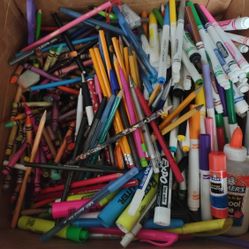 School Supplies- medium box